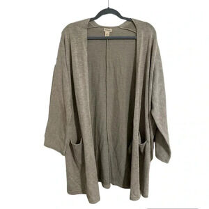 Donni Grey Cardigan Sweater Minimalist Modern jacket  OSFA One Size